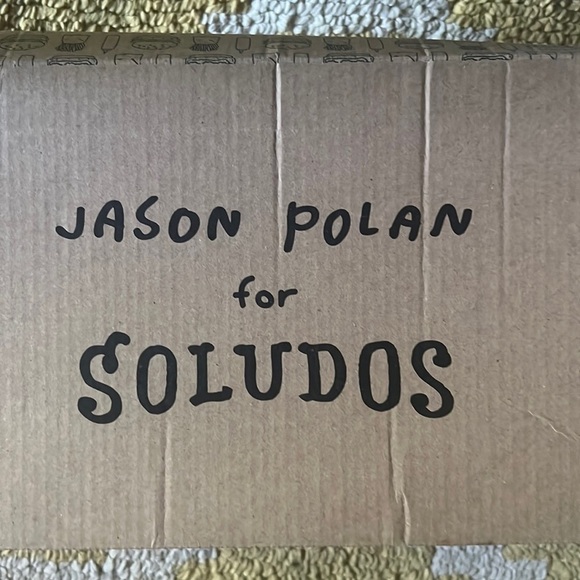American Artist Jason Polan for Soludos smoking slipper espadrilles - Picture 4 of 4